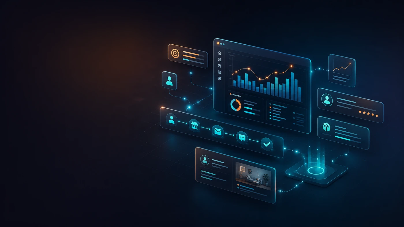 A customer path analytics interface
